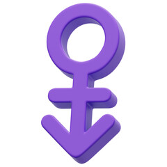 3D Androgyne Icon