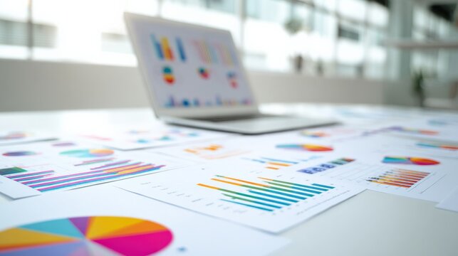 stock market chart - Powered by Adobe