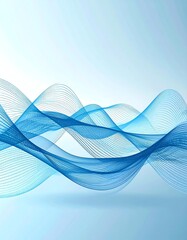 Abstract blue wave patterns creating a sleek and modern design for various creative projects.