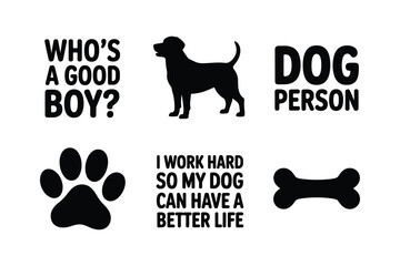 Dog lover sayings and icons canine animal