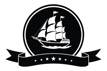 Columbus day celebration graphic illustration with historical elements