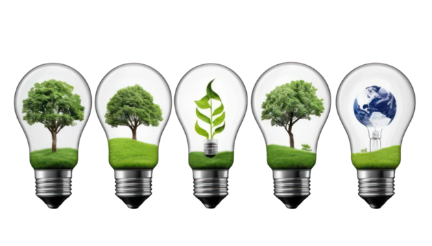 Green Energy Solutions: Illuminating a Sustainable Future - Powered by Adobe