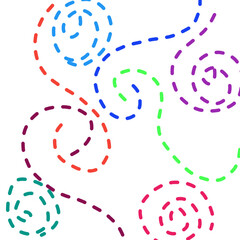 abstract background with dashes line