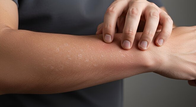 Itchy Skin Rash on Human Arm