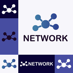 Network logo technology company logo