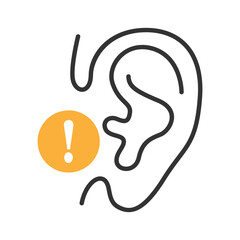  Human ear icon design
