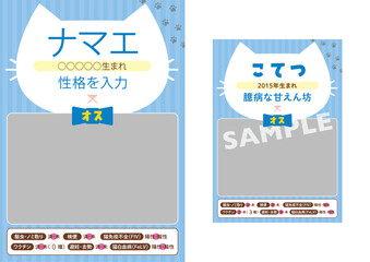 保護猫紹介_テンプレート_おす