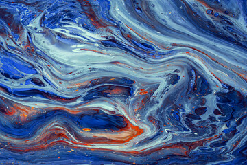 Abstract background of marble melting and moving in waves