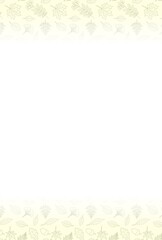 葉っぱの背景〈ハガキ〉　L-1