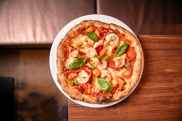 Whole Pizza on table