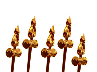 Maha Shivratri Trishul symbols of Lord Shiva with transparent background Alpha