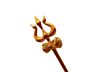 Maha Shivratri Trishul symbols of Lord Shiva with transparent background Alpha