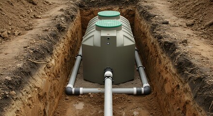 Septic Tank Pumping Service Truck Emptying Waste