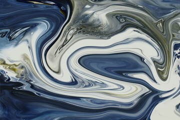 Abstract background of marble melting and moving in waves
