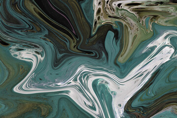 Abstract background of marble melting and moving in waves