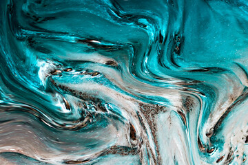 Abstract background of marble melting and moving in waves