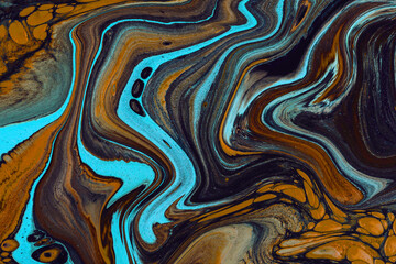 Abstract background of marble melting and moving in waves