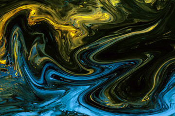 Abstract background of marble melting and moving in waves