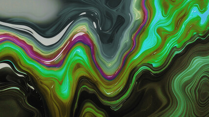 Abstract background of marble melting and moving in waves
