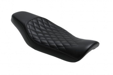 Premium Black Diamond Stitched Motorcycle Seat for Customization and Comfort