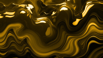 Abstract background of marble melting and moving in waves