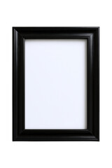 Elegant Black Ornate Picture Frame with White Matting, Ideal for Displaying Artwork, Photographs, and Certificates
