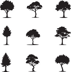Pine Tree Silhouette Vector Bundle

Evergreen Tree SVG Clipart Set

Christmas Tree Silhouettes for Cricut & Laser Cut