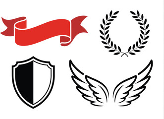 Heraldic elements collection