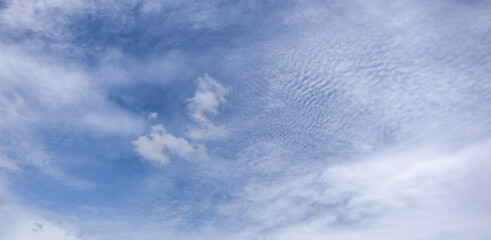 clear blue sky background,clouds with background, Blue sky background with tiny clouds. White fluffy clouds in the blue sky. 
