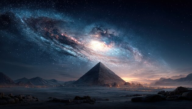 Cosmic pyramid landscape