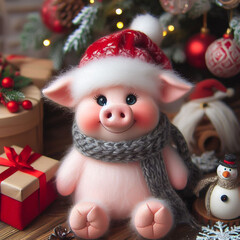 santa claus with gifts, santa claus and gifts, santa claus and christmas tree, snowman and christmas tree, christmas decoration with snowman