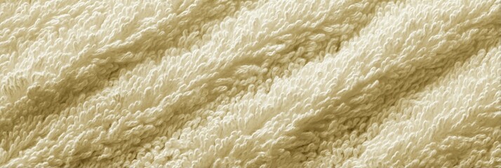 Macrofotografia de Toalha de Banho Felpuda em Tons Claros