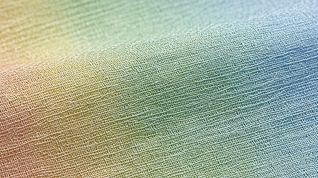 Macrografia de Tecido de Malha Transparente com Degrad&ecirc; de Cores Pastel