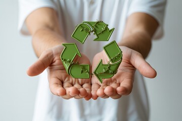 A lone palm tree stands resiliently in the midst of a vast, undulating desert landscape, with a large, warm orange sun setting or rising in the background.