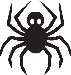 Editable clean and Retro Halloween spider vector or sticker. Cartoon comic groovy characters vector. Unique vector illustration of Halloween spider, vector icon illustration