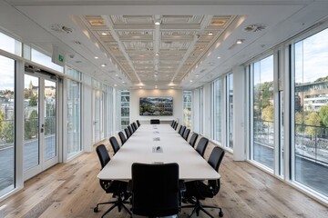 Modern conference room with city views (1)