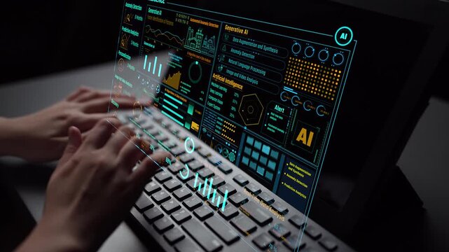 AI Assistant Brain Processor with LLM Technology, Big Data, Machine Learning, Generative AI for Business Support, Future Agentic AI Technology and Artificial Intelligence Prompt Engineering. Thunk