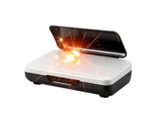 Scanner with sparks