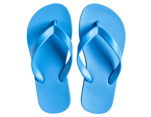 blue flip flops