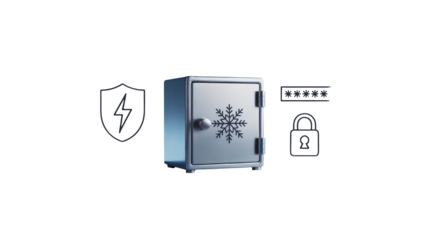 Secure your digital assets with a robust safe and protective symbols