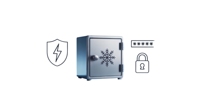 Secure your digital assets with a robust safe and protective symbols