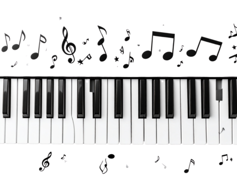 piano keys vector illustration