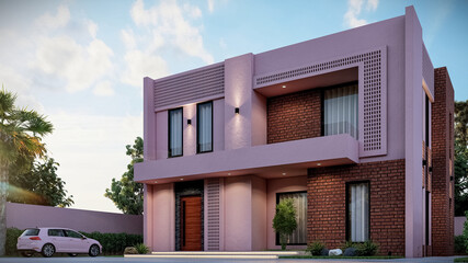 Modern front view house image 2