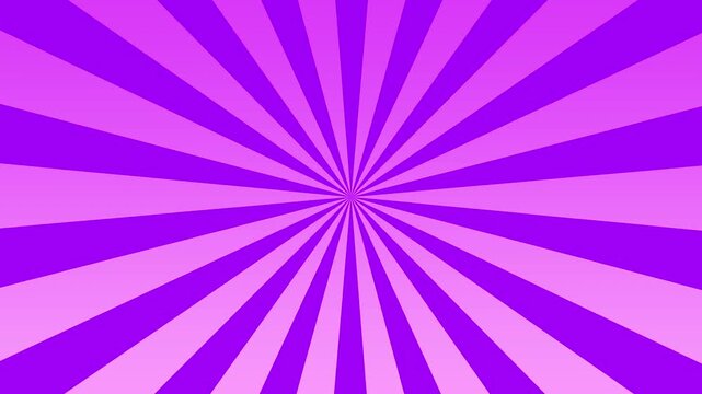 Animation sunburst design with purple and pink rays emanating, perfect for backgrounds, web graphics, banners, and social media posts.