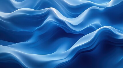 Obraz premium Abstract Blue Wavy Textured Background for Design Projects 
