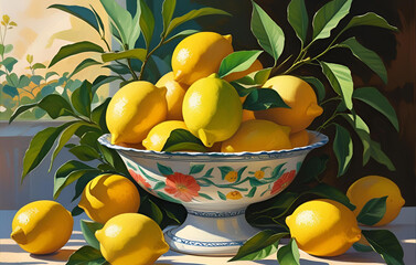 Composition with lemons 