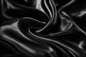 Fototapeta premium Close Up Black Fabric With Sparkle