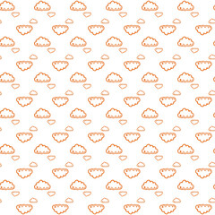 Colorful Abstract Floral Pattern with Four-Petal Symmetry on White Background