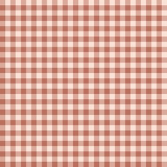 Brown Orange Gingham Seamless Pattern