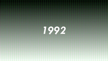 Name 1991 and 1992 Stylish text animation From the blur effect.1991 and 1992 number text animation with abstract year animation.Concept of counting years.